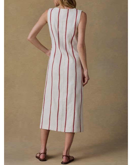 Faherty Brand Natural Tideweave Malibu Dress
