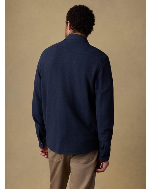Faherty Brand Blue Highland Knit Cpo for men