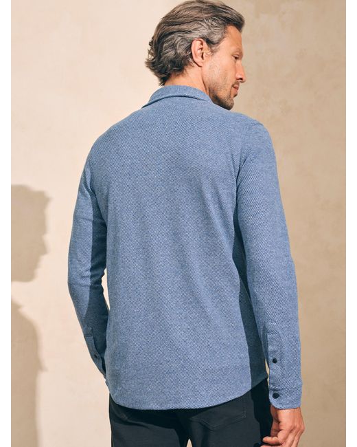 Faherty Brand Blue Legendtm Sweater Shirt for men