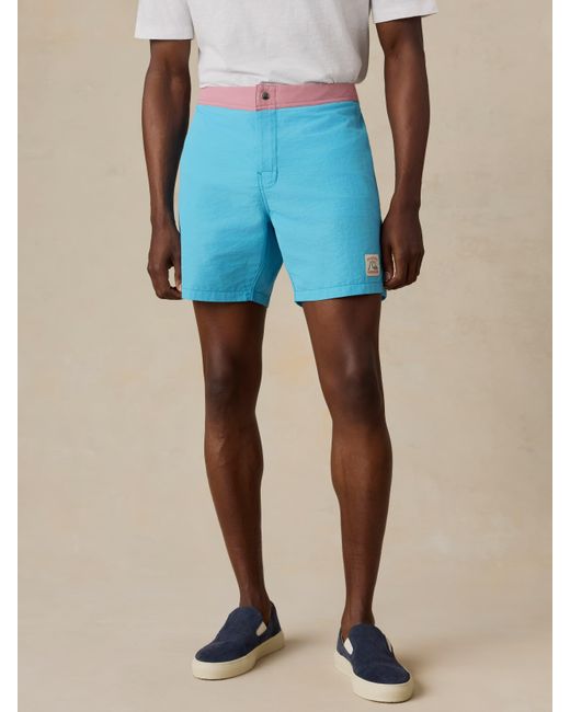 Faherty Brand Blue X Quiksilver Boardshort for men