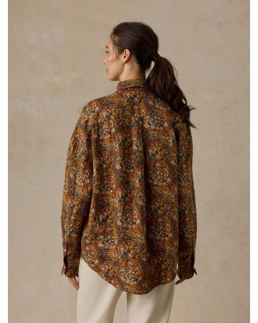 Faherty Brand Natural Linen Relaxed Shirt