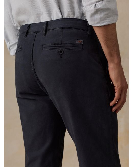 Faherty Brand Blue Coastline Chino Pants for men