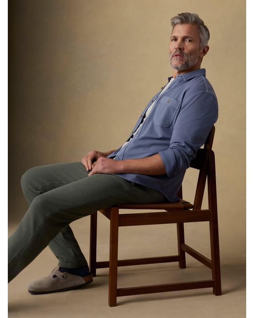 Faherty Brand Natural Highland Knit Pants for men