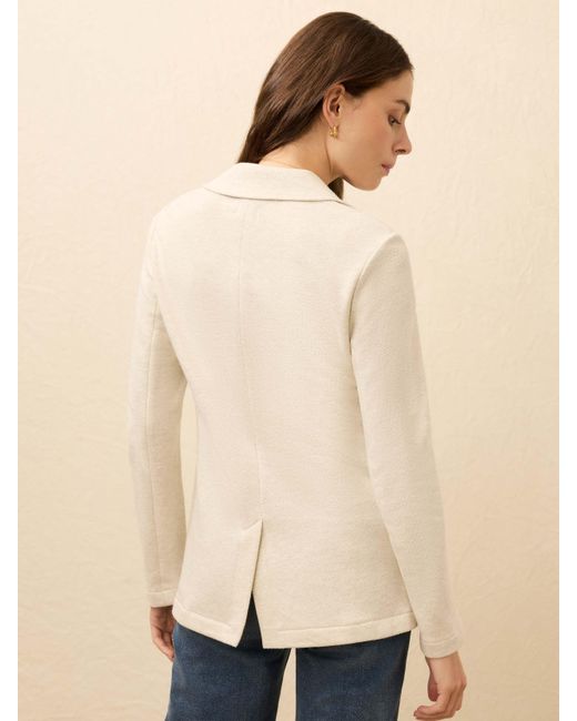 Faherty Brand Blue Inlet Knit Blazer