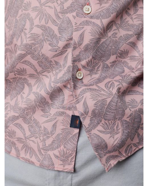 Faherty Brand Brown Short-Sleeve Movement&Trade; Monterey Shirt for men
