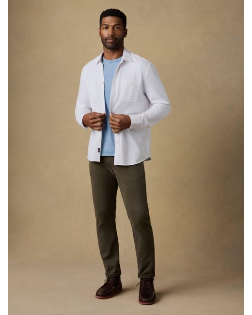 Faherty Brand Natural Field Knit Shirt for men