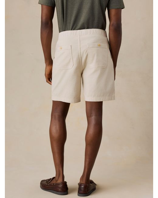 Faherty Brand Natural Dune Utility Short for men