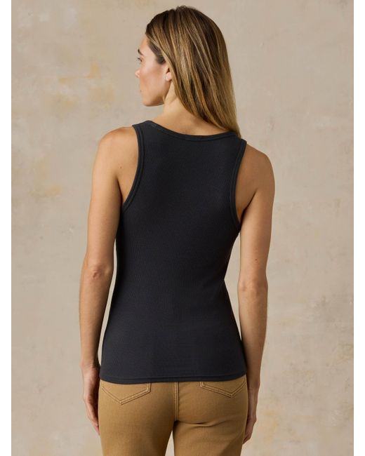 Faherty Brand Black Featherweight Freestyle Tank
