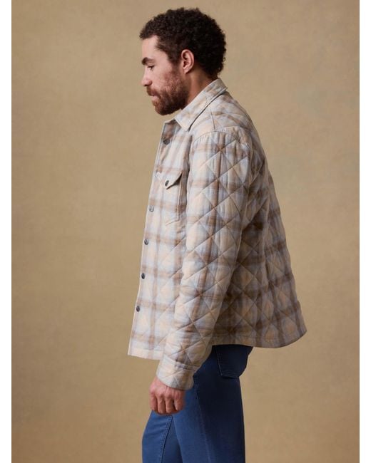 Faherty Brand Brown Northwoods Shirt Jacket for men