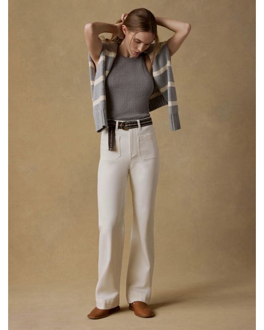 Faherty Brand Natural Stretch Terry Patch Pocket Pants