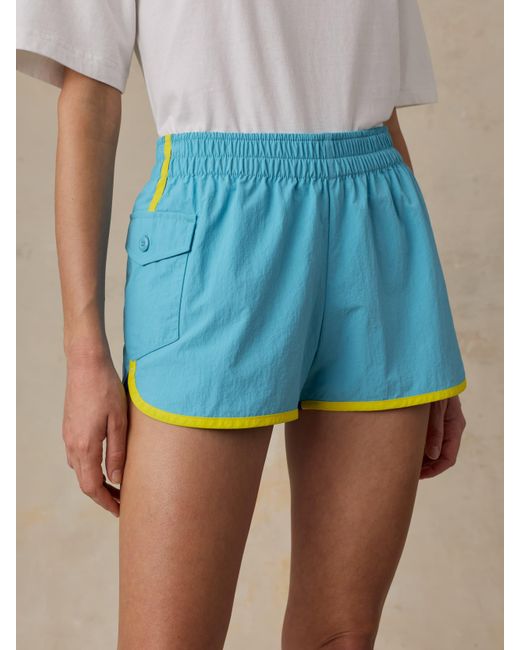 Faherty Brand Blue Shorelite Active Short