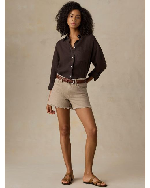 Faherty Brand Natural Sundrift Denim Short