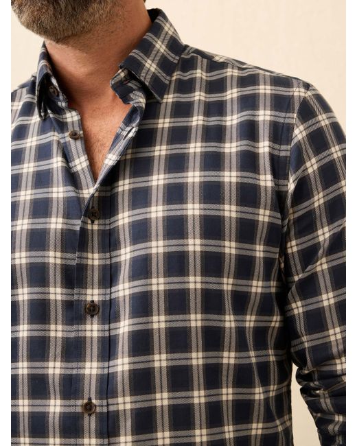 Faherty Brand Natural Soft Twill Movement&Trade; Shirt for men