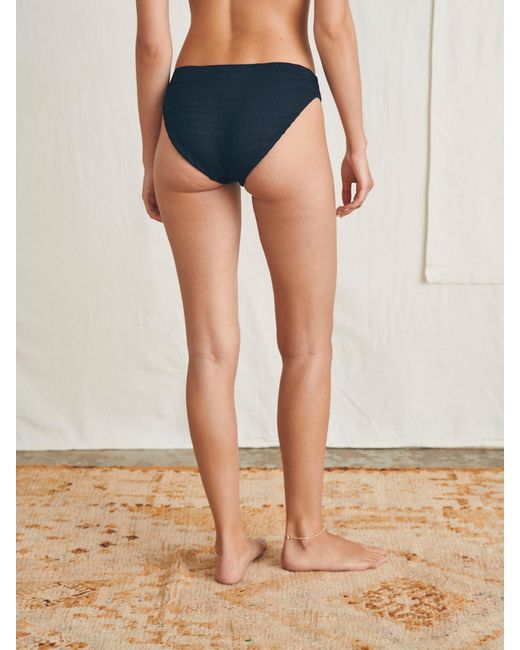 Faherty Brand Blue Rimini Bikini Bottom