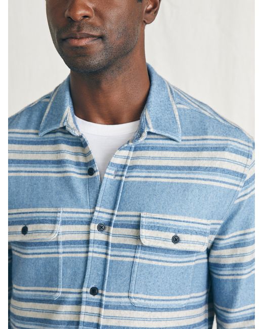 Faherty Brand Blue Legendtm Sweater Shirt for men