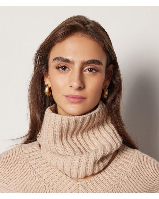 Collo in cashmere ultrasoft tricot di Falconeri in Brown