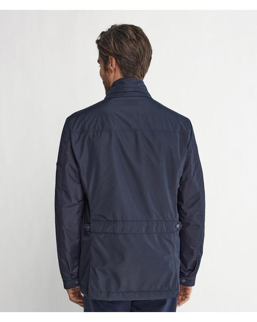 Falconeri Blue Cashmere Technical Fabric Safari Jacket for men