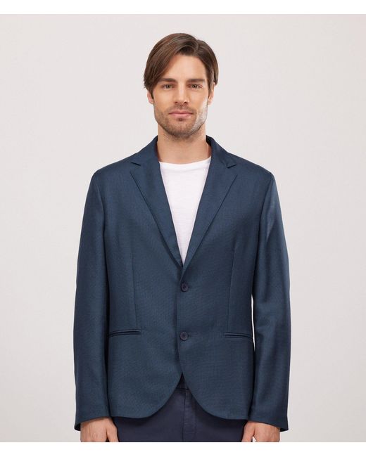 Falconeri Cashmere And Silk Jacket in Blue for Men Lyst UK