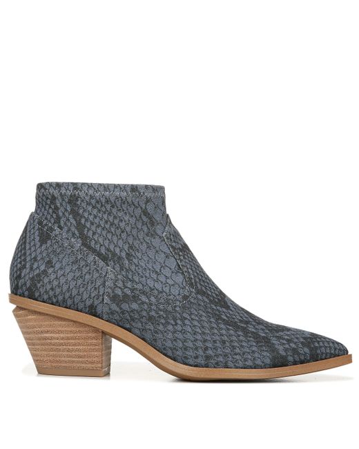franco sarto snakeskin booties