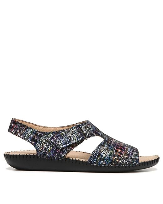 branded flat sandals