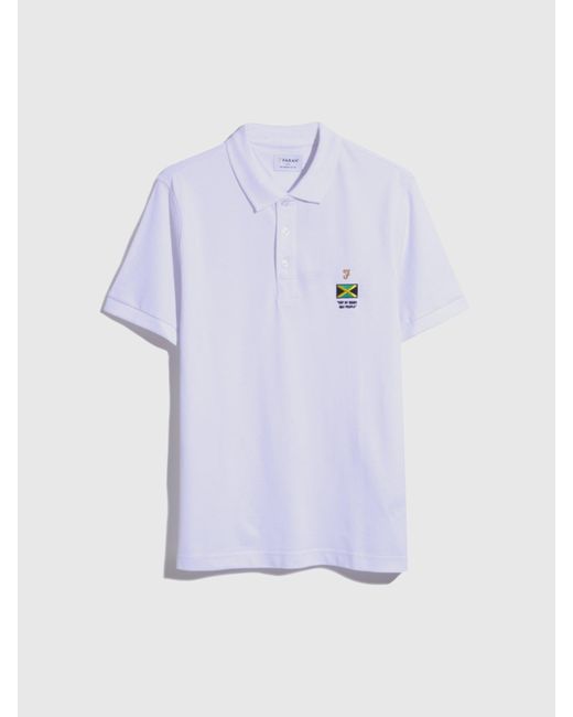 Farah Purple X Jamaican Rugby Blanes Polo Shirt for men