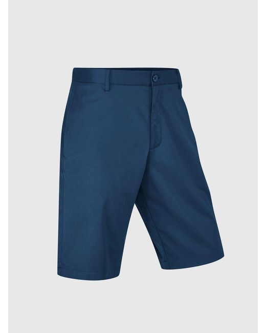 Farah Blue Jester Performance Piped Golf Shorts for men