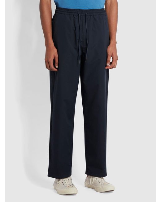 Farah Blue Greenport Sweatpants for men