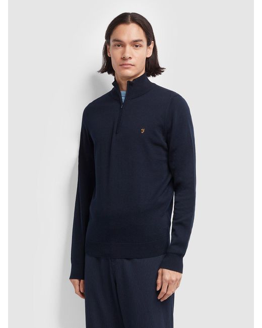 farah quarter zip jumper