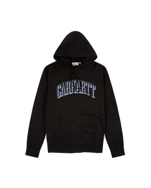 Carhartt WIP Felpa Nera Con Stampa in Black for Men | Lyst