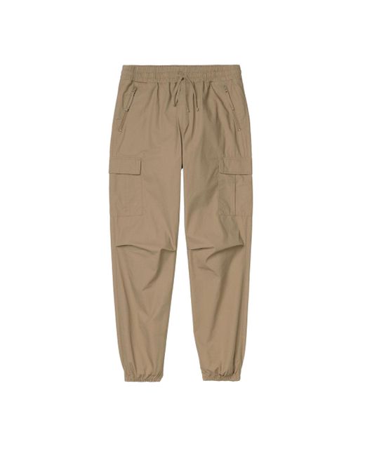 Carhartt WIP Cargo jogger Cotton Columbia Ripstop Beige in Natural for Men  | Lyst