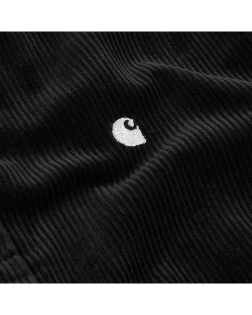 Carhartt WIP Chemise L/s Madison Cord Shirt Black / Wax for Men | Lyst