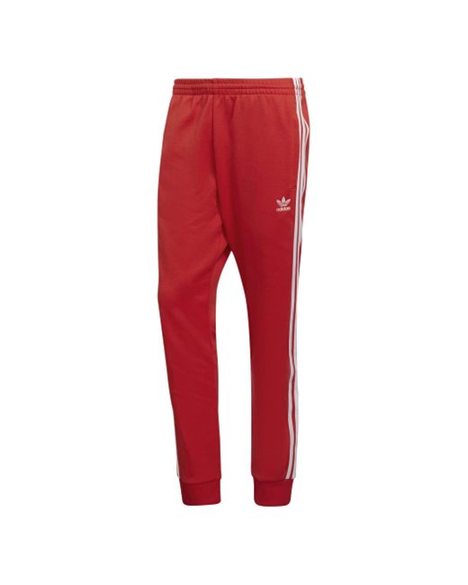 adidas Pantalone Sst in Red for Men | Lyst