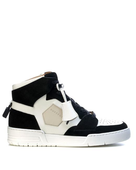 Buscemi Suede Sneaker Air Jon High in White/Black (Black) for Men | Lyst UK