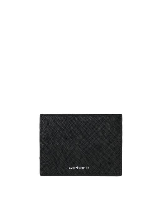 Carhartt WIP Portacarte Coated Card Holder in Black-White (Black) for ...