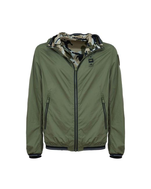 Blauer Double-face Jacket in Green for Men - Save 4% | Lyst