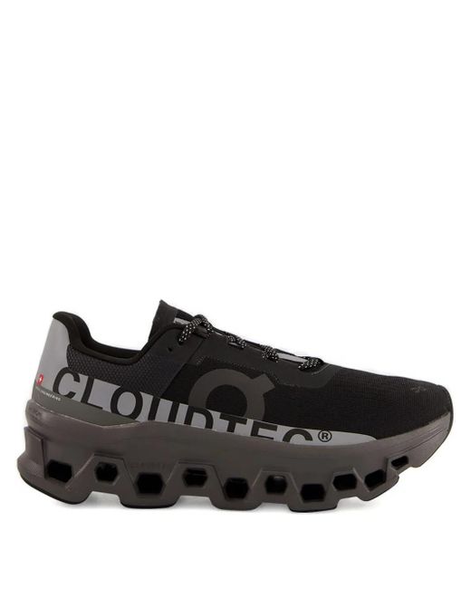 On Shoes Black Cloudmonster Lumos Sneakers for men