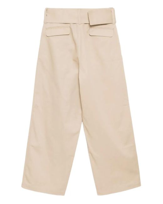 Facetasm White Logo-Embroidered Trousers for men