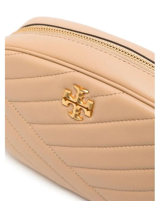 Tory Burch Natural Kira Chevron Camera Bag