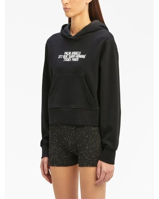 Hoodies Palm Angels de color Black
