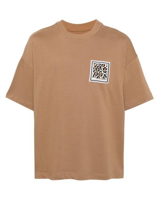 Emporio Armani T-Shirt mit Logo-Applikation in Natural für Herren
