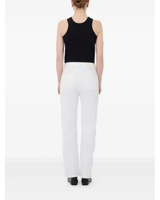 Loulou de Saison White Jude Lds Jeans