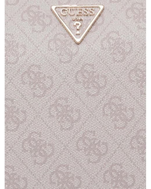 Guess Gray Noelle 4G Shoulder Bag