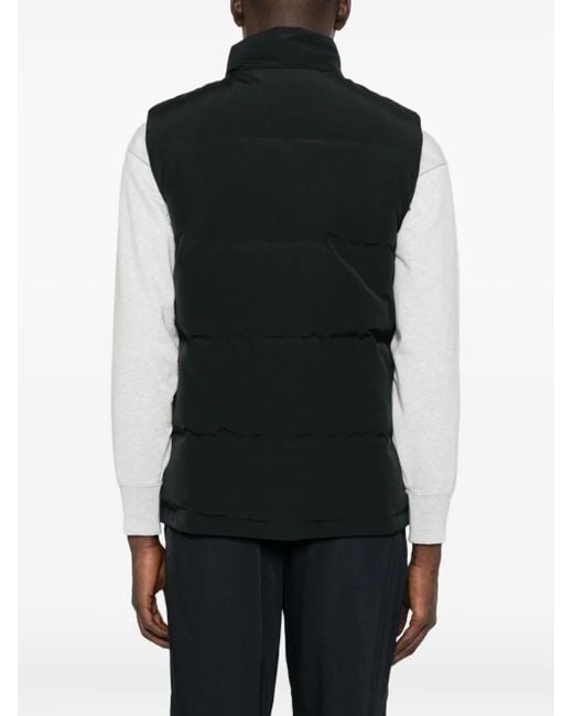 Canada Goose Freestyle Gilet Met Opgestikte Zak in het Black voor heren