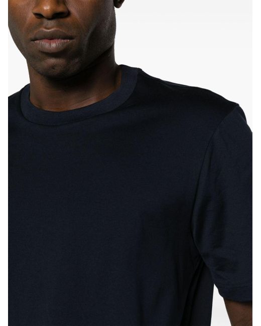 Brioni T-Shirt mit Rundhalsausschnitt in Blue für Herren
