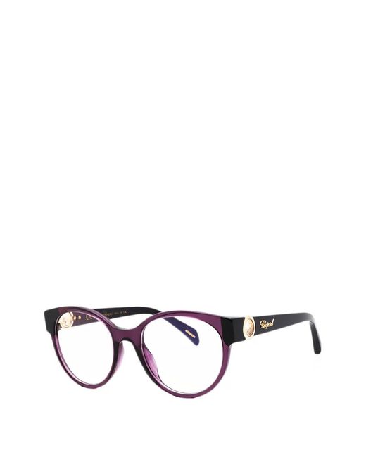 Chopard Purple Full-Rim Glasses