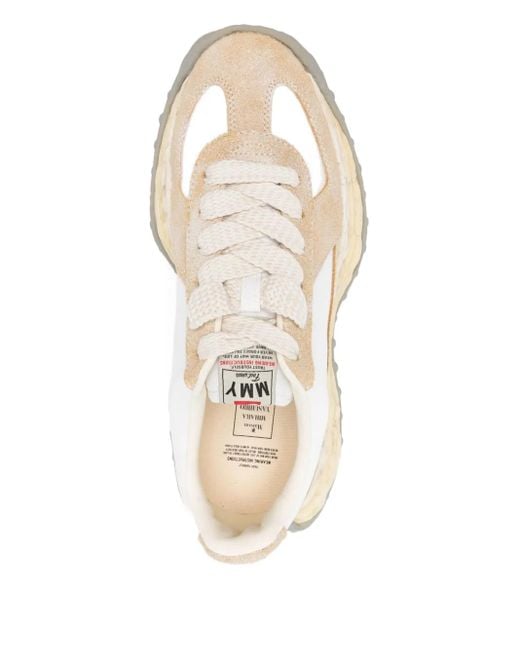 Maison Mihara Yasuhiro Natural Paneled-Design Sneakers