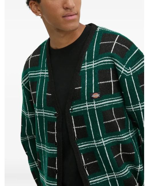 Dickies Geruit Vest in het Green voor heren