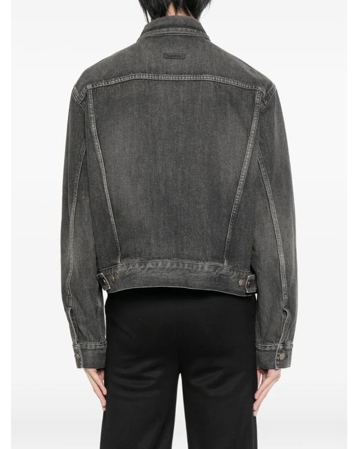 Fear Of God Black Trucker Denim Jacket for men