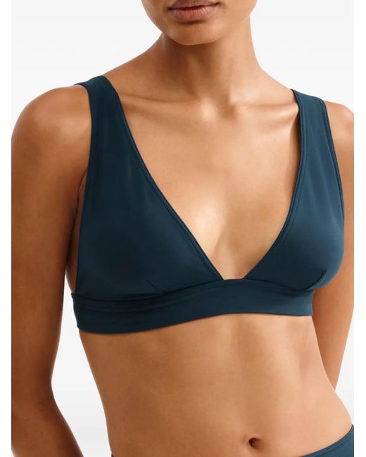 Eres Triangel Bikinitop in het Blue