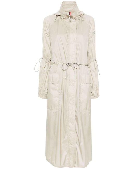Parka lungo Lins di Moncler in White